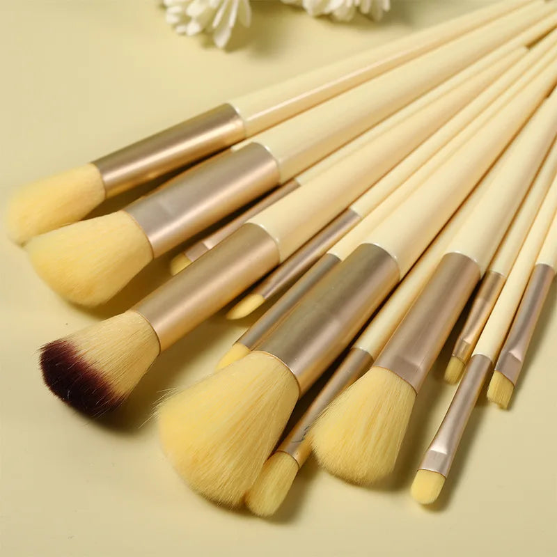 (Copy) 13 PCS Makeup Brushes Set Eye Shadow Foundation Women Cosmetic Brush Eyeshadow Blush Beauty Soft Make Up Tools Bag