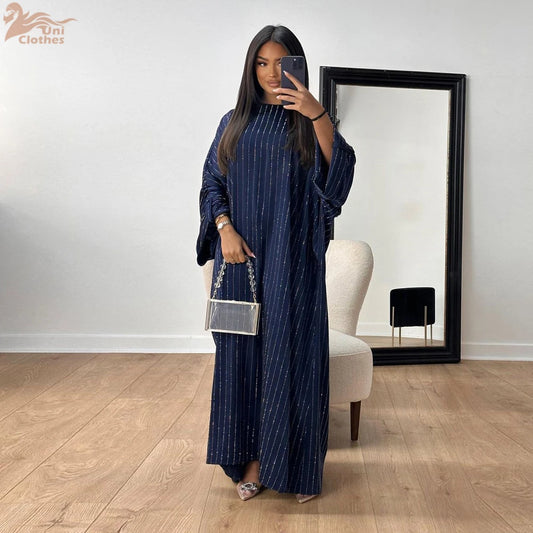 Muslim Abaya Satin Dress