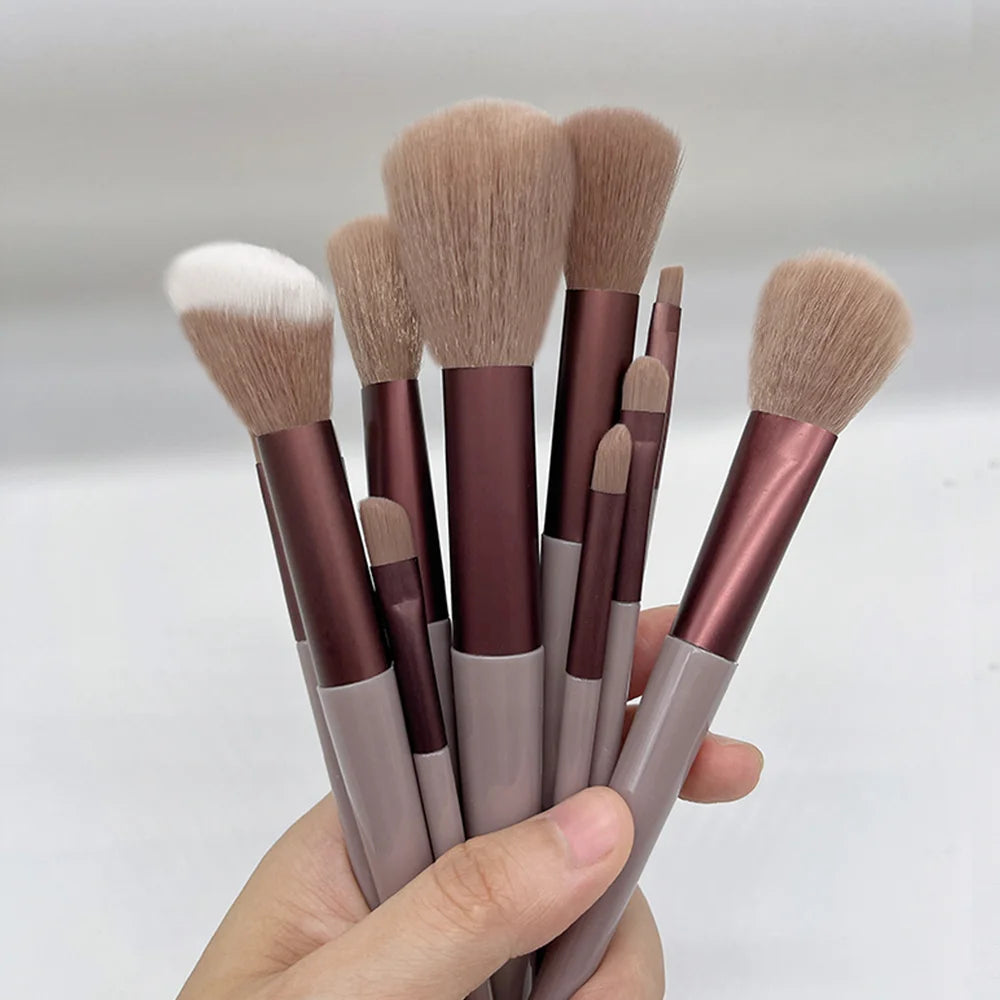 (Copy) 13 PCS Makeup Brushes Set Eye Shadow Foundation Women Cosmetic Brush Eyeshadow Blush Beauty Soft Make Up Tools Bag