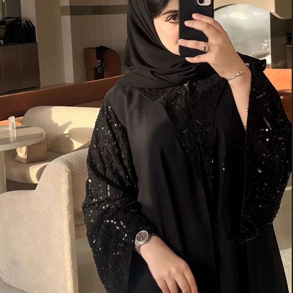 Luxury Black Abaya Ramadan