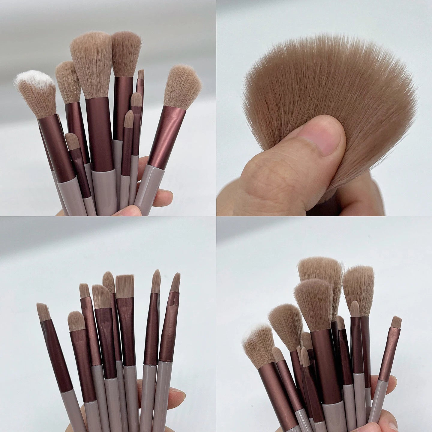 (Copy) 13 PCS Makeup Brushes Set Eye Shadow Foundation Women Cosmetic Brush Eyeshadow Blush Beauty Soft Make Up Tools Bag