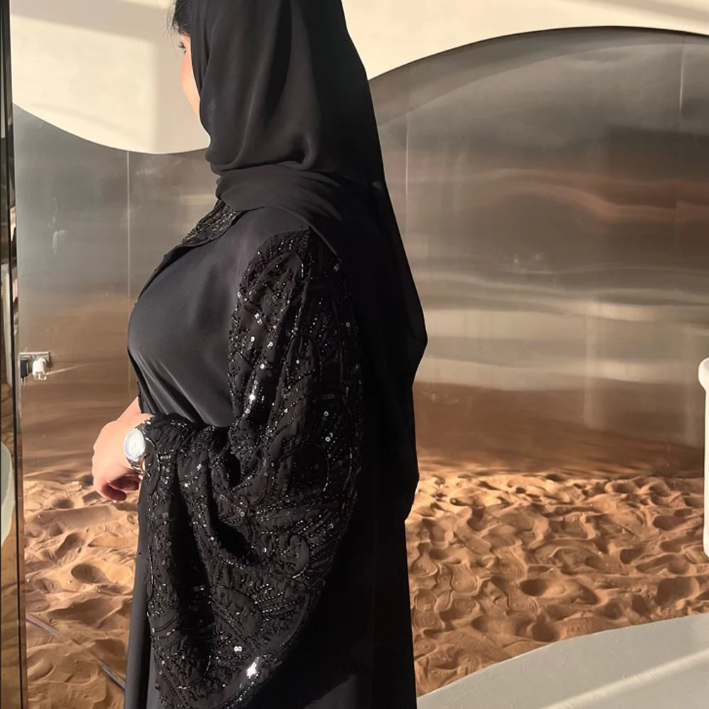 Luxury Black Abaya Ramadan